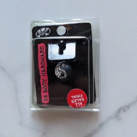 Ying-yang belly ring - Picture 1 of 6